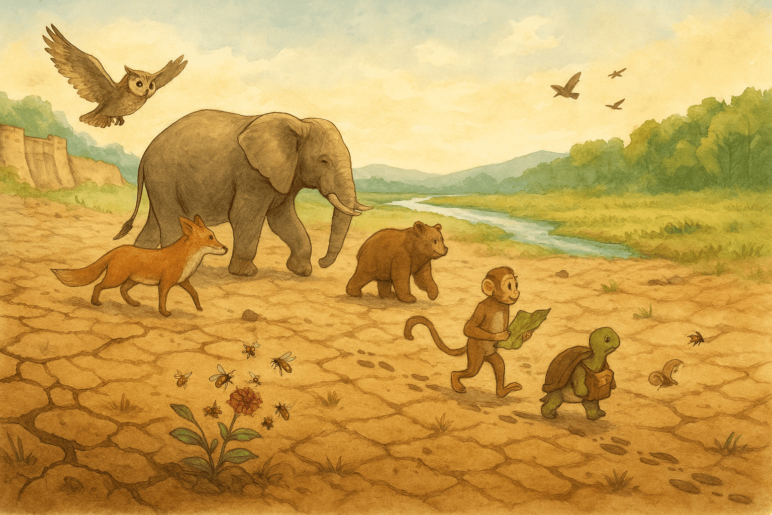 The Drought and the Broken Dam: A Tale of Resilience