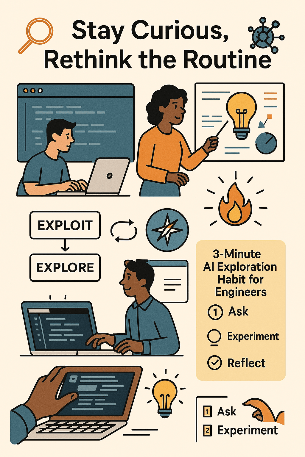 🔍 Stay Curious, Rethink the Routine 🤖